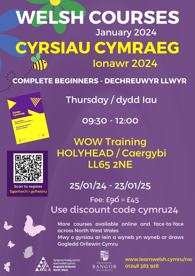 Cwrs Ionawr24 Caergybi